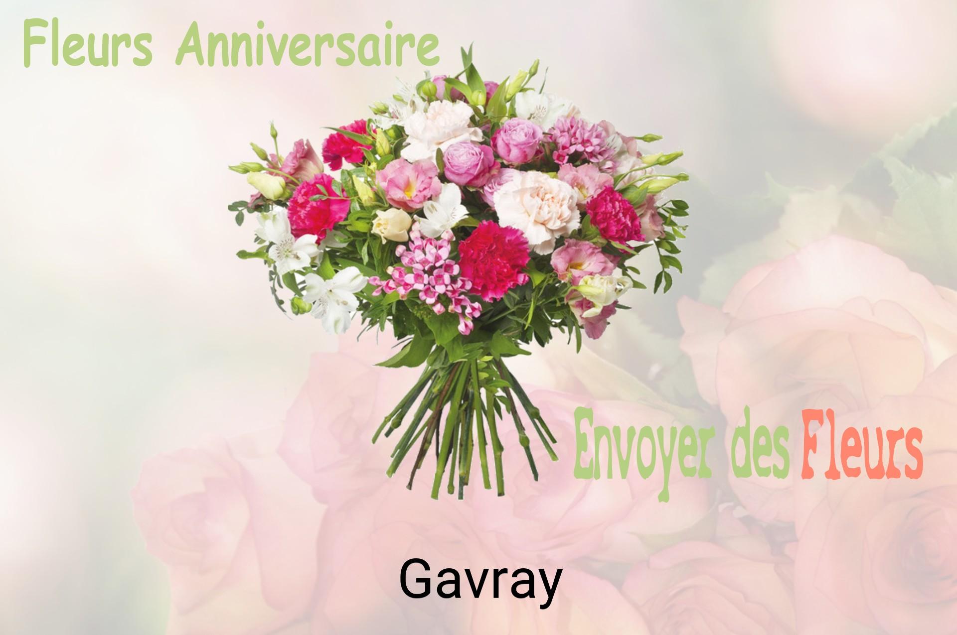 Bouquet de fleurs d’anniversaire livré à Gavray