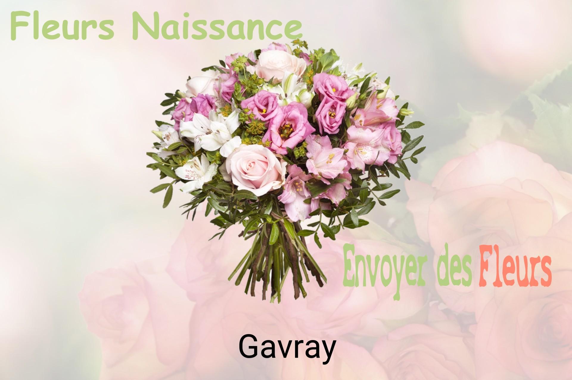 Bouquet de fleurs de naissance livré à Gavray